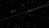 NASA's planet-hunting Kepler spacecraft observed the comet during the final month of the Rosetta mission, while the comet was not visible from Earth. This is a frame from an animation composed of images from Kepler of the comet.